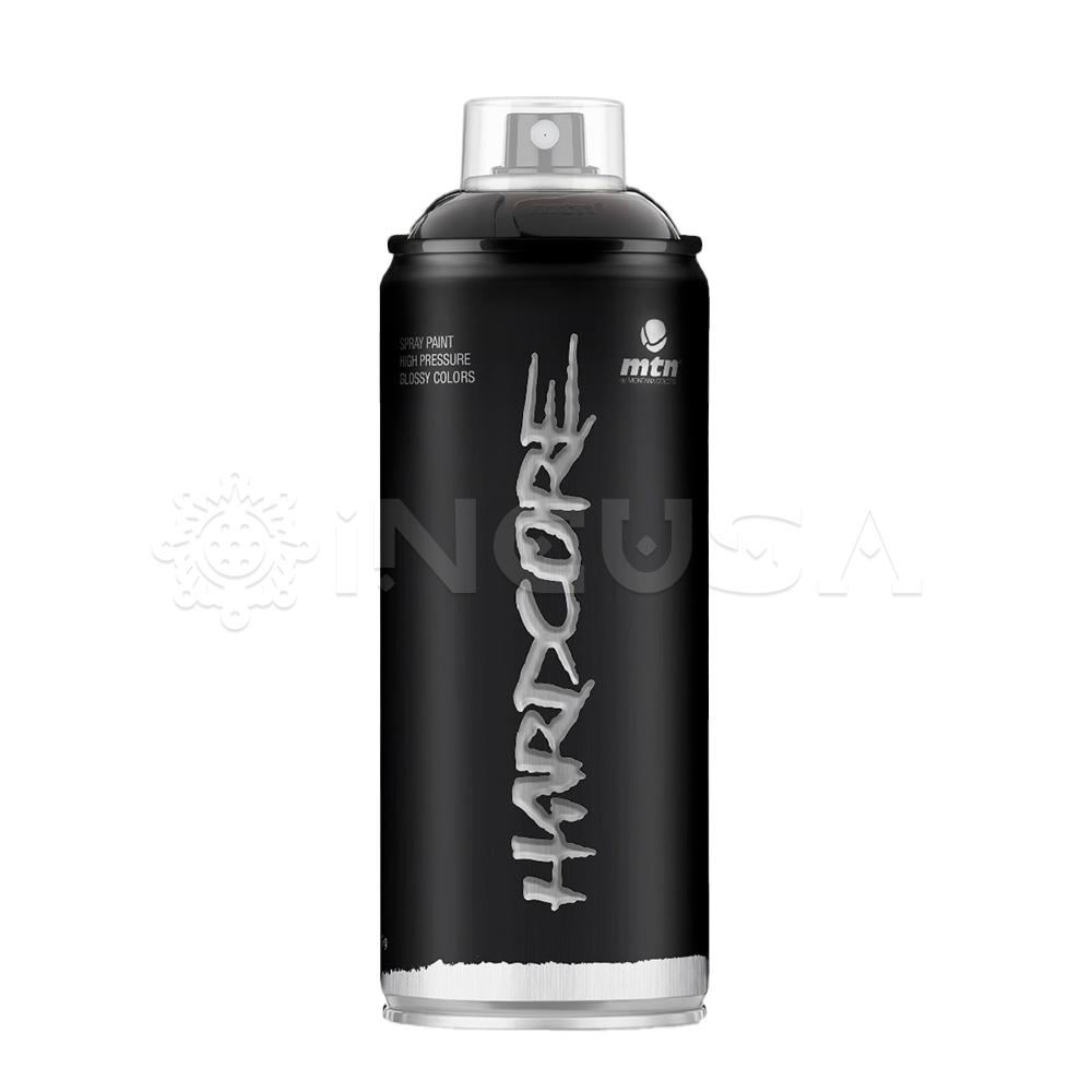 Montana Hardcore R-9011 Negro Brillante 400ml