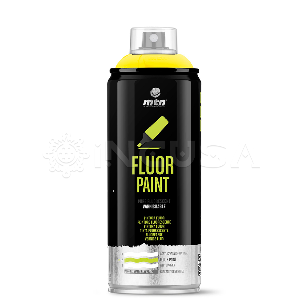 Montana Pro Fluorescente Amarillo 400ml