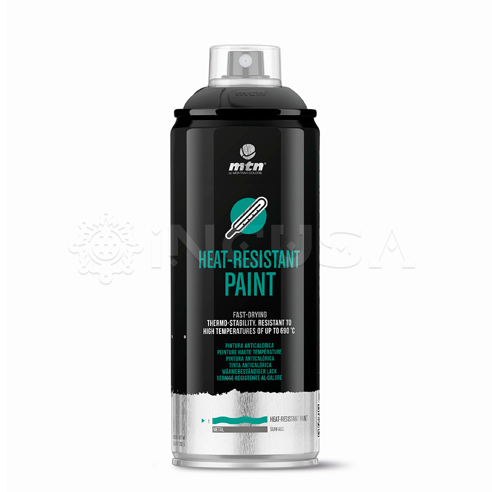 Montana Pro Alta Temperatura Negra 400ml